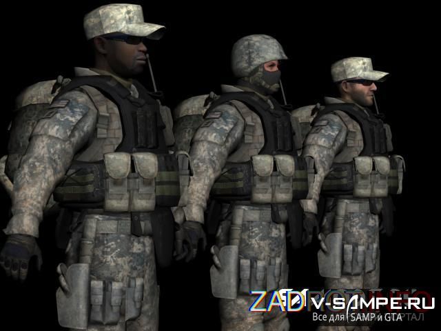 Скинпак для Армии by M.Buzztaz / Солдат 3 Версия 1.3